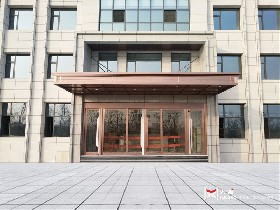 陜西西部電纜辦公樓自動(dòng)門(mén)及雨棚工程