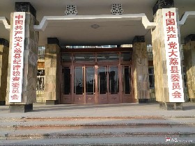 渭南大荔縣委辦公樓純銅自動(dòng)門(mén)斗工程