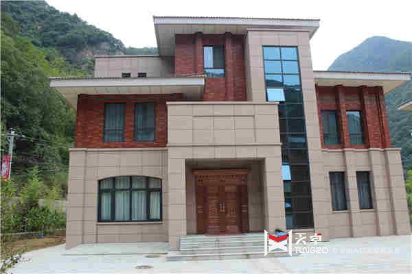 西安秦嶺別墅對(duì)開(kāi)入戶銅門，子母銅門